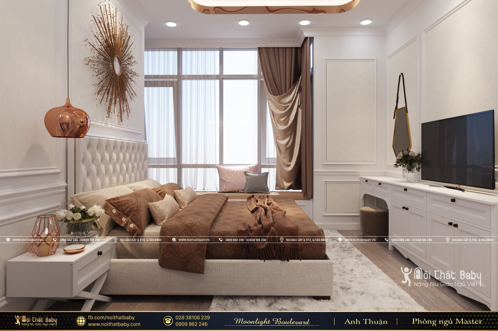 Tổng hợp các mẫu thiết kế nội thất chung cư Moonlight Boulevard